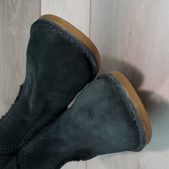 Ugg Australia Women Ankle Suede Boots shoes sz 7 - Picture 4 of 14